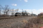 NS 4684 and 9850 with train 25P